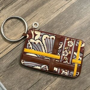 Vera Bradley Slate Blooms Bangle Wristlet Retired
